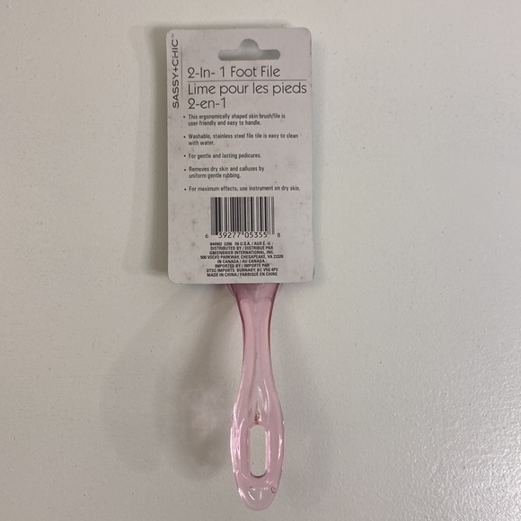 2-In-1 Foot File New In Original Packaging - Picture 2 of 2